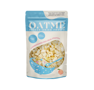 Freeze-Dried Peach (contains Sugar) - OATME Superfood